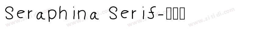 Seraphina Serif字体转换